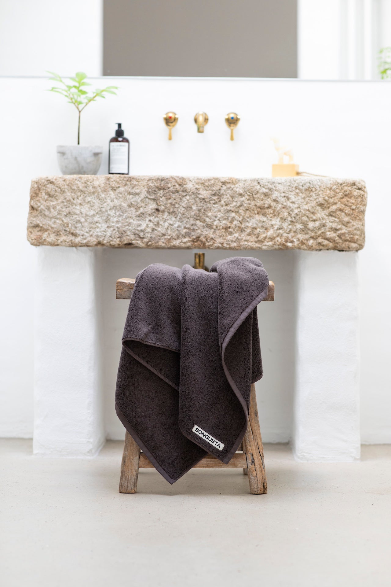 Naram Towels Bath Sheet - Coffee