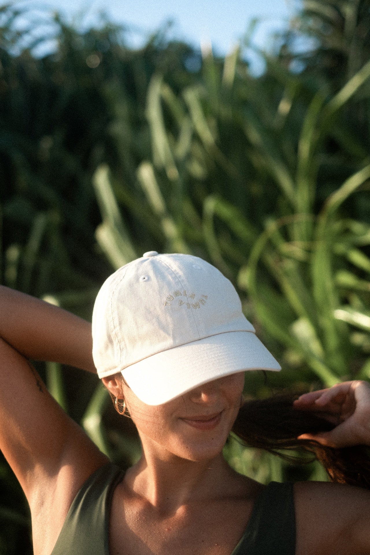 Organic Tumla Cap | Beige/Beige